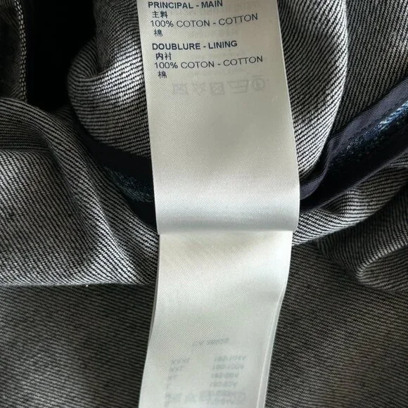 Louis Vuitton Blue Damier Salt Button Up Shirt